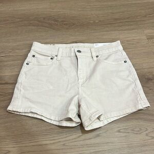 AE Stretch Super High-Waisted Relaxed Short Cream